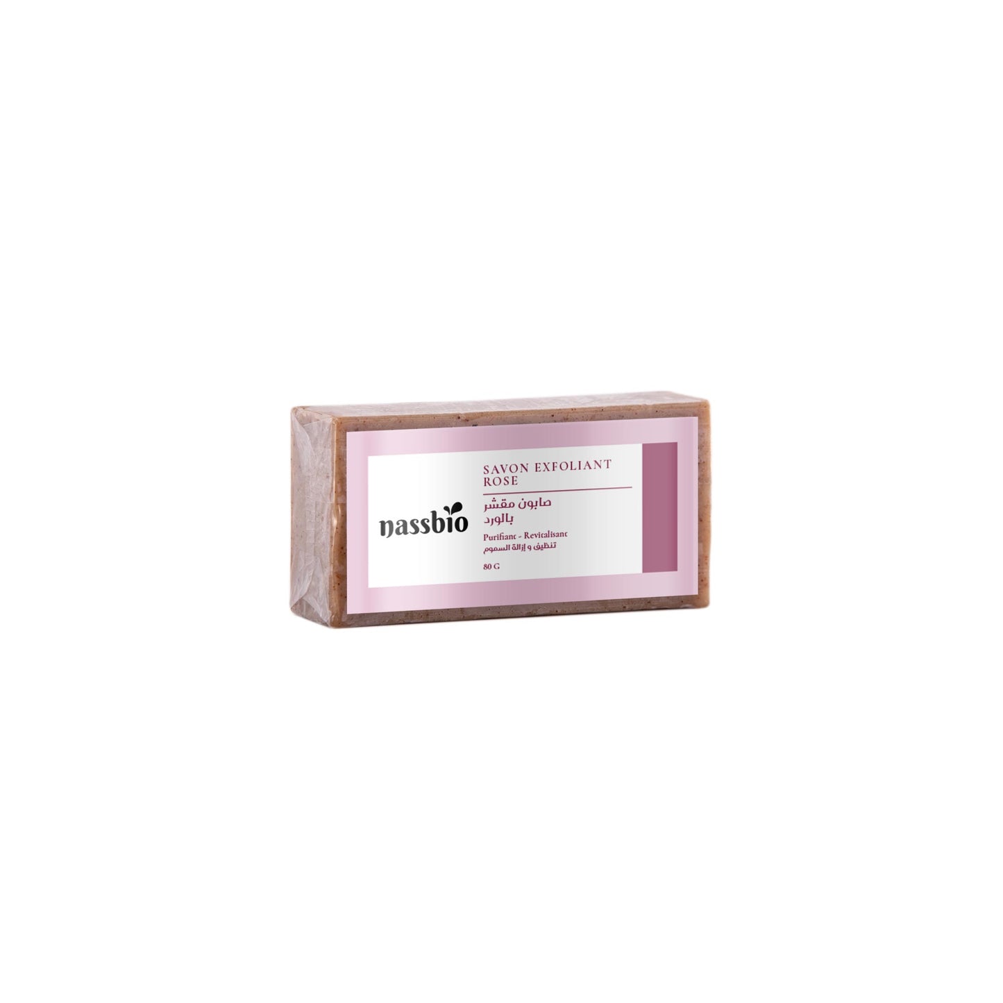 SAVON EXFOLIANT ROSE 80 G